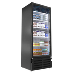 Thumbnail image #1 for Imbera USA (AeriTek) G319 1-Section Glass Door Merchandiser, 19.2 cu. ft., Black, Bottom-Mounted, Self-Contained Refrigeration