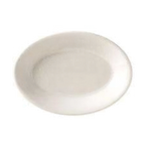 Thumbnail image #1 for Vertex China Vista VRE-94H Oval China Platter, 13-1/2" x 9-1/8", Rolled Edge, White 1 Dozen