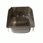 Thumbnail image #1 for NBR Equipment DI-1-101405LR Drop-In Sink, 1-Compartment, 304 Stainless Steel, 12-3/8"W x 18-1/2"D x 11"H