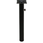 Thumbnail image #1 for Oak Street OD-SSBLS4-BAR-UMB Table Base Column, 39-inch Bar Height, 4-inch Diameter, Stamped Steel, Stainless Finish