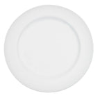 Thumbnail image #1 for CAC China Harmony HMY-21 12-Inch Round Porcelain Plate with Embossed Rim 1 Dozen
