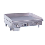 Thumbnail image #1 for Royal Range of California Royal Series RSMG-24 Countertop Gas Griddle, 24" W x 18" D, 3/4" Polished Steel Plate, Manual Controls