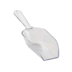 Thumbnail image #1 for Cal-Mil 1029-3S 3 oz Clear Polycarbonate Utility Scoop, Flat Bottom, Short Handle Case of 12