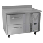 Thumbnail image #1 for Victory Refrigeration VWRD46HC-2 2-Drawer Worktop Refrigerated Counter, 46-1/8"W, Stainless Steel, Side-Mounted Self-Contained Refrigeration