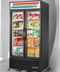 Thumbnail image #5 for 2-Section Glass Door Freezer Merchandiser, Self-Contained Bottom Mount, Hinged Doors
