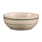Thumbnail image #1 for Steelite Homer, Green Band HL1941 Round China Nappy Bowl, 11 oz, 5 in, Green Band Case of 3 Dozen