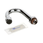 Thumbnail image #1 for AllPoints Foodservice Parts & Supplies T&S Brass 1101254 Swivel Gooseneck Faucet Spout, 4-3/4" H, Chrome-Plated Brass, Lead-Free