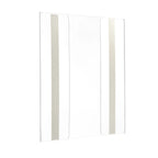 Thumbnail image #1 for Alpine Industries AdirOffice ADI639-8511-6-WM Wall-Mount Acrylic Menu Card Holder, Clear, 8-1/2 x 11, Side Insert