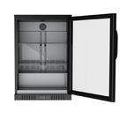 Thumbnail image #6 for Koolmore BC-1DSW-BK One-Section Back Bar Refrigerator, 4.1 cu. ft., Locking Glass Door, Black