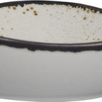 Thumbnail image #2 for International Tableware Splash™ SH-18-CR ™ Stoneware Organic Triangle Pasta/Salad Bowl, 7-1/8", 12.5 oz Case of 2 Dozen