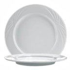 Thumbnail image #1 for Cardinal Horizon by Arcoroc S0606 6-1/2-Inch Round Porcelain Wide-Rim Plate Case of 3 Dozen