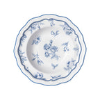 Thumbnail image #1 for Steelite International Folio, Porcelain 62538FP814 Porcelain Rim Soup Bowl, 15 oz, 9.75", Adelina Marisa Blue Case of 2 Dozen