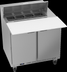 Thumbnail image #6 for Beverage-Air SPE36HC-08C Two-Section 36-Inch Sandwich Prep Table Refrigerator, 8-Pan Top
