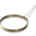 Thumbnail image #1 for Chicago Metallic Bakeware 48002 8-Inch Carbon Steel Egg Omelet Ring with Stainless Steel Wire Handle Case of 12
