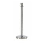 Thumbnail image #1 for AARCO Products Form-A-Line LS-7 Portable Traditional Crowd Control Post, 30 lb Base, Satin Chrome Finish