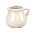 Thumbnail image #1 for Vertex China Buckingham CRE-4-W China Creamer, 4-1/2 oz, with Handle, Rolled Edge Case of 3 Dozen