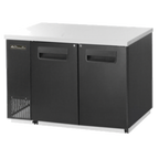 Thumbnail image #1 for Blue Air FSE LLC BBB59-2S-HC Two-Section Back Bar Cooler, 59 in W, 2 Solid Swing Doors, Stainless Steel Top and Exterior