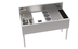 Thumbnail image #5 for Krowne MoveWell Adaptive Station Bin with Legs, 48 Inch W x 24 Inch D x 36-1/2 Inch H, Stainless Steel