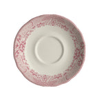Thumbnail image #1 for Steelite International HL Ivory HL58063923 China Saucer, 5.625-Inch Round, Carolyn Willow Rim Rose, Scalloped Edge Case of 3 Dozen