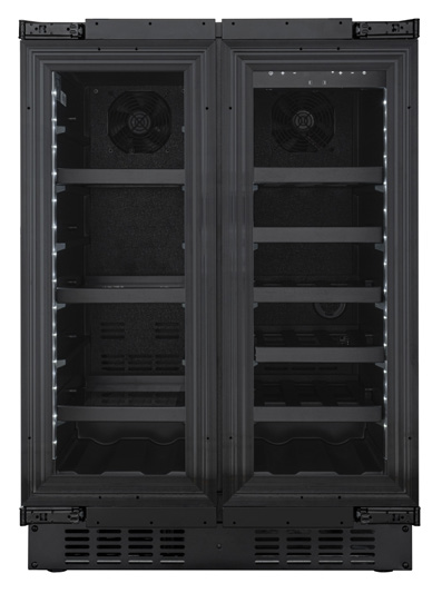 Product image #6 for KoolMore 24-Inch Dual Zone Panel-Ready French Door Under-Counter Wine Cooler