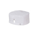Thumbnail image #1 for Chef Works BEAN-WHT-LXL Chef Beanie, Adjustable Velcro Closure, Poly/Cotton, White, Large/XL