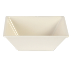Thumbnail image #1 for Thunder Group Passion PS5010V Square Melamine Bowl, 80 oz., 10" x 10" x 2-1/2", Pearl Case of 36