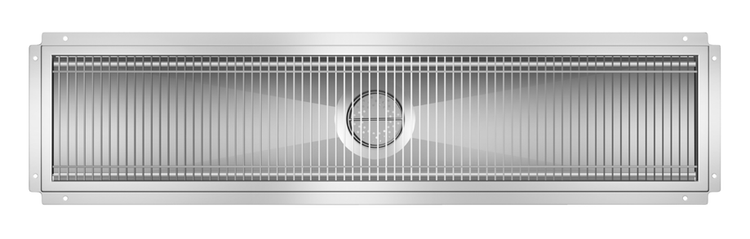 Product image #2 for KoolMore Commercial Stainless Steel Floor Trough Drain with Subway-Style Grating