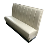 Thumbnail image #1 for G & A Commercial Seating VERTICAL-D-48 Double Upholstered Booth with Vertical Back and Removable Seat