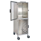 Thumbnail image #1 for Piper Products/Servolift Eastern ER-18-L Aluminum Pan Rack Cabinet, 18" x 26", 16-20 Pair Removable Slides, Left-Hinged Solid Door