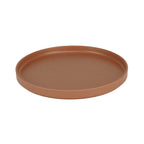 Thumbnail image #1 for Cal-Mil Hudson 22026-10-109 Melamine Low-Rim Plate, Round, 10-1/4" Diameter, Terra Cotta Case of 6