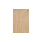 Thumbnail image #1 for Risch BUTLER-MB 5.5X8.5 Wood Menu Board, Screw-Post Hinge, Holds Up to 4 Pages Case of 25