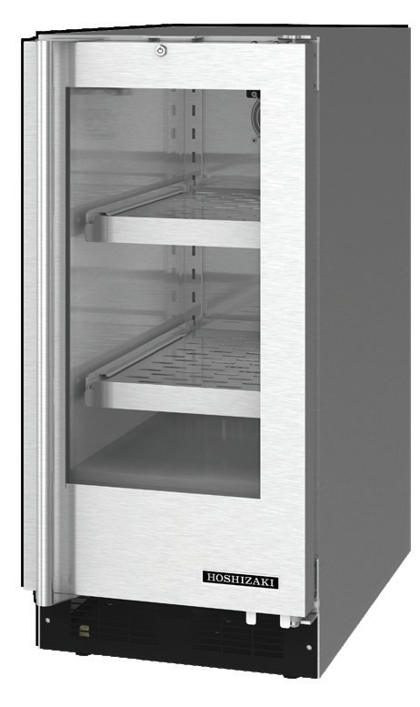 Product image #5 for Hoshizaki HR15A-G Compact One-Section Glass Door Undercounter Reach-In Refrigerator