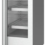 Thumbnail image #5 for Hoshizaki HR15A-G One-Section Undercounter Reach-In Refrigerator, Glass Door, 2.54 Cu. Ft., Stainless Steel, Rear-Mounted Self-Contained
