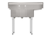 Thumbnail image #5 for KoolMore 45-Inch 3-Compartment Commercial Sink with Left Drainboard and Backsplash