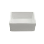 Thumbnail image #1 for Ten Strawberry Street Whittier Tidbits WTR-35SQ 1 oz Square White Porcelain Sauce Dish, 2-5/8" x 1"H Case of 144