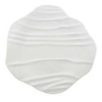 Thumbnail image #1 for Vertex China Caribbean CR-20 Porcelain Plate, 11-1/2", Wavy Texture, Rolled Edge 1 Dozen