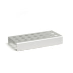 Thumbnail image #1 for Global Tableware Collective Comas, Les Essences MPA7586 Rectangular Aluminum Ice Cream Cone Holder, 9.5 x 4.75 x 1.63 in