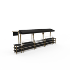 Thumbnail image #1 for Steelite International Mogogo, Modular MGCMLA08MBBF Commercial Market Station, Mixed Materials
