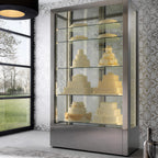 Thumbnail image #1 for Oscartek ProVino II PROVINO II G800 Frozen Refrigerated Display Case, 32-Inch, Self-Contained, Triple-Pane Glass Door, LED Lighting
