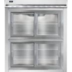 Thumbnail image #2 for Continental Refrigerator 2RENSGDHD Two-Section Extra-Wide Reach-In Refrigerator, 57 in Wide, Sliding Glass Doors, Self-Contained