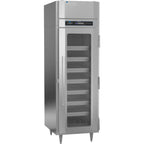 Thumbnail image #1 for Victory Refrigeration WC-1D-S1-HC Commercial Wine Cooler, 80-Bottle, One-Section, Hinged Glass Door, Stainless Steel, Top-Mount Self-Contained