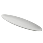 Thumbnail image #1 for Ten Strawberry Street Whittier WTR-16OVLEAF Porcelain Leaf Platter, 15-7/8 x 5-3/8 in, Oval Case of 24
