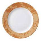 Thumbnail image #2 for Vertex China Rubicon RB-16-TZSS China Plate, 10-1/2" Round, Medium Rim, Terrazzo Sandstone 1 Dozen