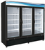 Thumbnail image #6 for Serv-Ware Three-Door Glass Door Merchandiser Refrigerator, 72 Cu. Ft., Black