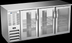 Thumbnail image #3 for Beverage-Air Three-Section Pass-Thru Back Bar Cooler with 6 Glass Doors, 72-Inch