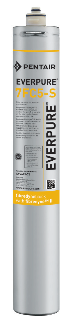 Product image #4 for Everpure 7FC5-S Replacement Water Filter Cartridge, 0.5-Micron Fibredyne II Carbon Block, 2.5 GPM, 25,000 Gallons