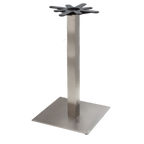 Thumbnail image #1 for ATSMFG ATS AT&S-TS1717SS-BAR Bar-Height Flat Table Base, 17 x 17 in, Stainless Steel, Adjustable Glides