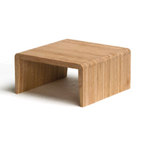 Thumbnail image #1 for G.E.T. BAMRISERS8 . . Square Bamboo Buffet Riser Set, 2-Piece, 8 x 8 x 4 in