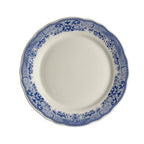 Thumbnail image #1 for Steelite International HL Ivory HL54263924 Round China Plate, 7-1/4", Carolyn Willow Rim Blue, Scalloped Edge Case of 3 Dozen