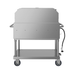 Thumbnail image #6 for KoolMore Commercial Outdoor Mobile 5-Burner Propane Charbroiler Grill with Pizza Oven